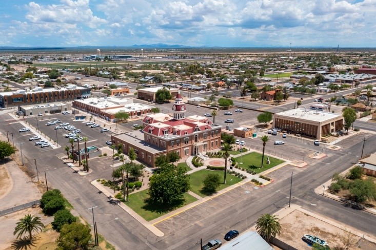 aerial photo of florence az