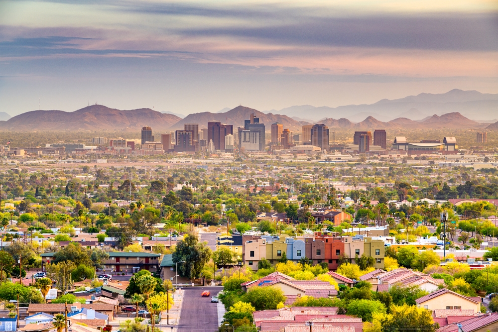 View of downtown Phoenix, AZ