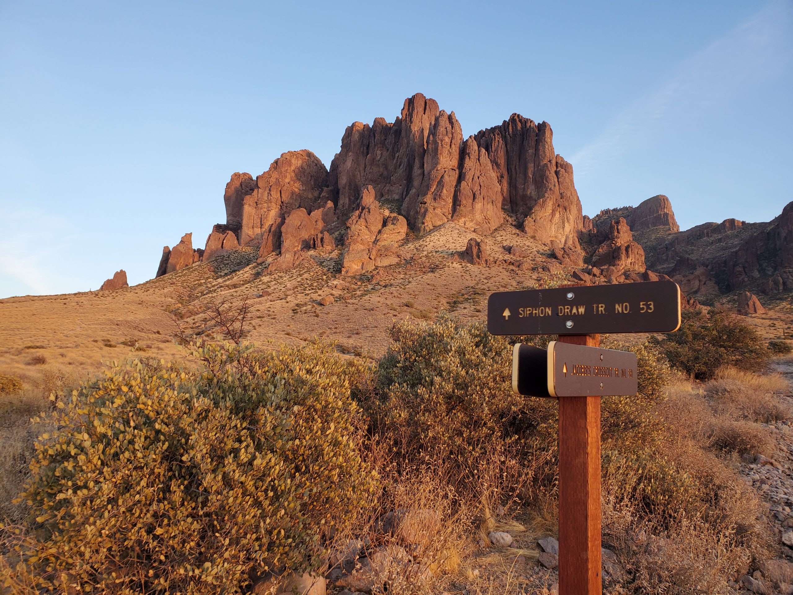 View of Superstition Mountain